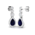SE6537 — Earrings - 18 KT White Gold