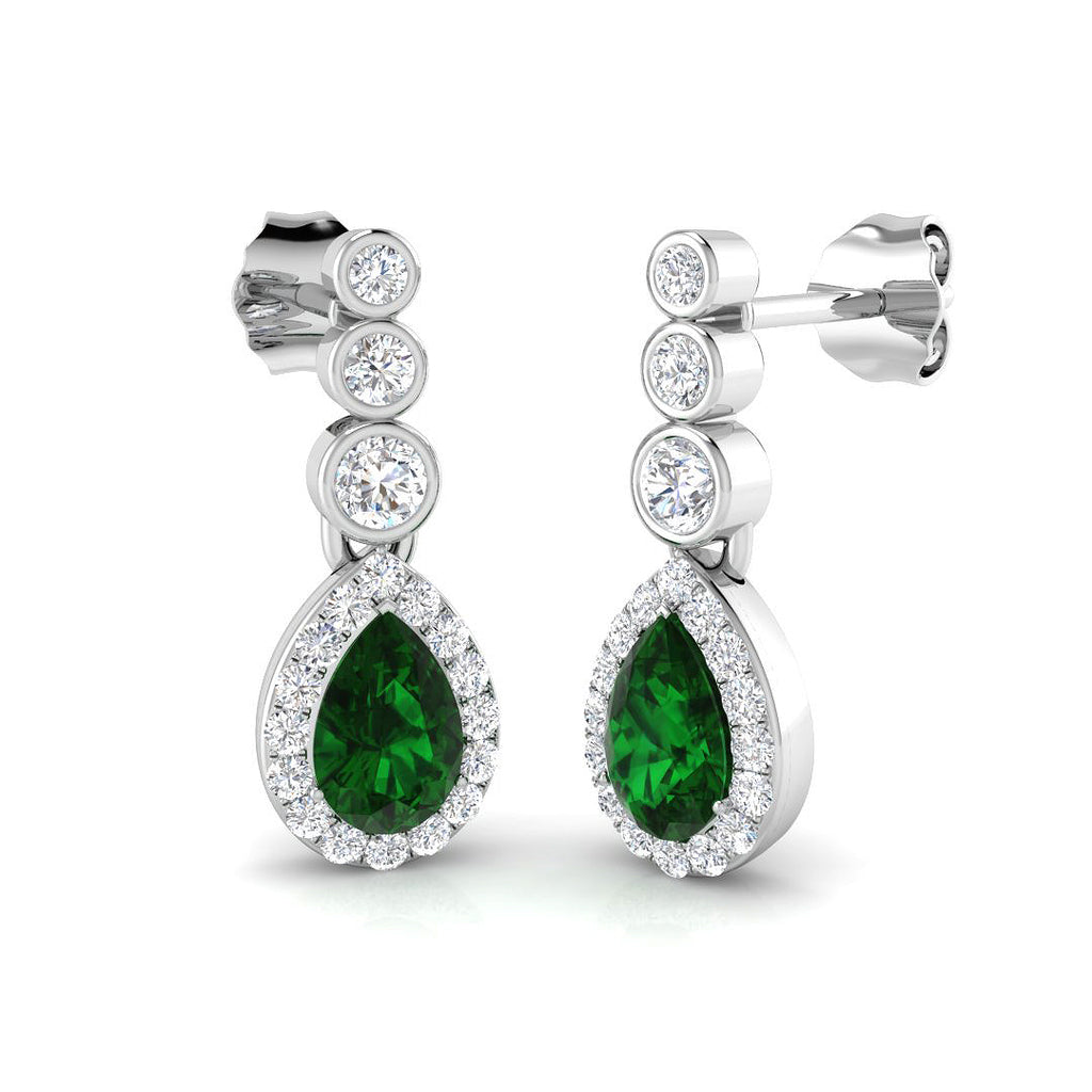 SE6537 — Earrings - 9k White Gold