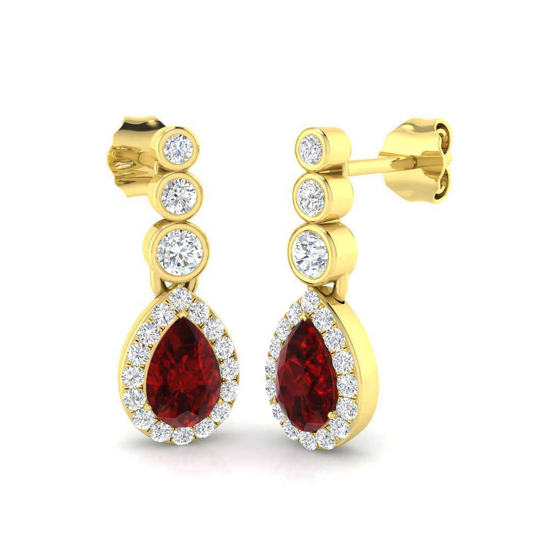 SE6537 — Earrings - 9k Yellow Gold