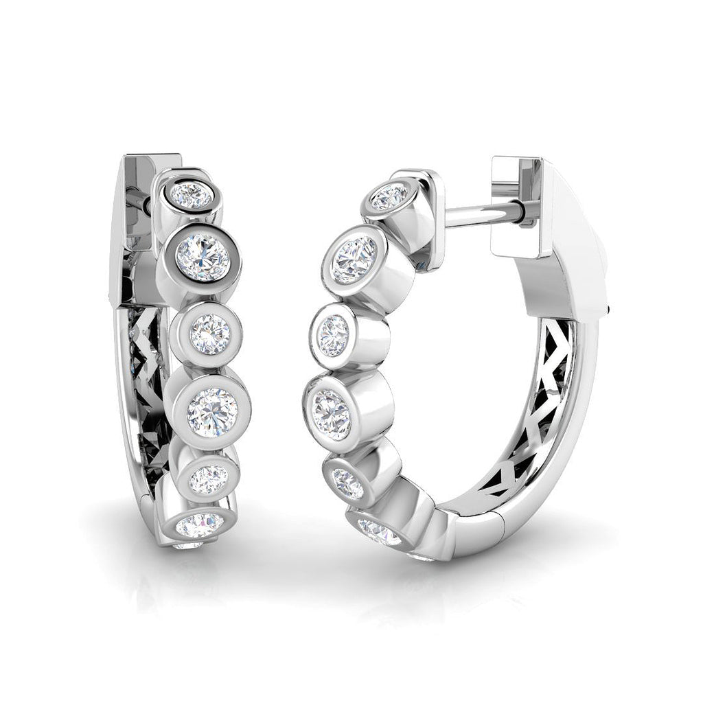 SE6543 — Earrings - 9k White Gold