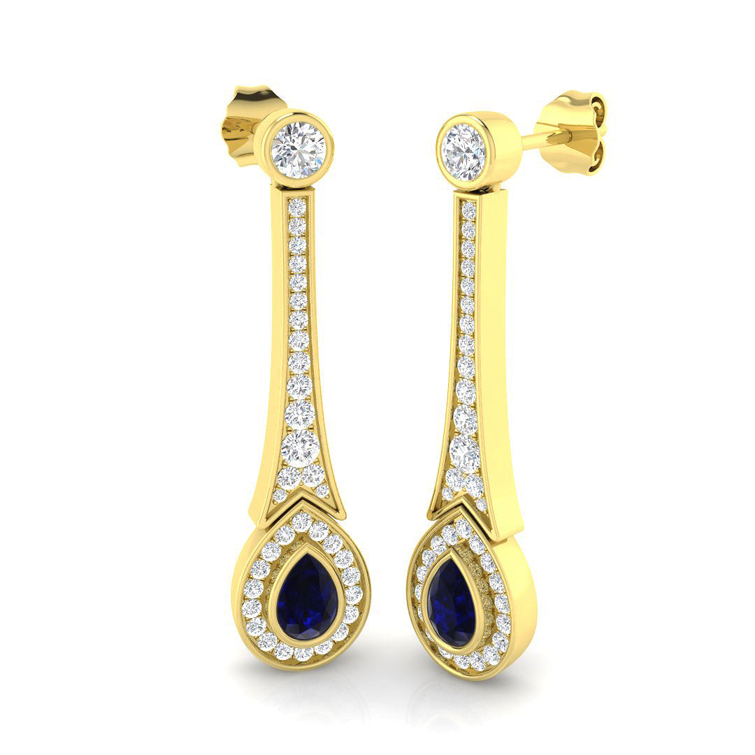 SE6545 — Earrings - 9k Yellow Gold