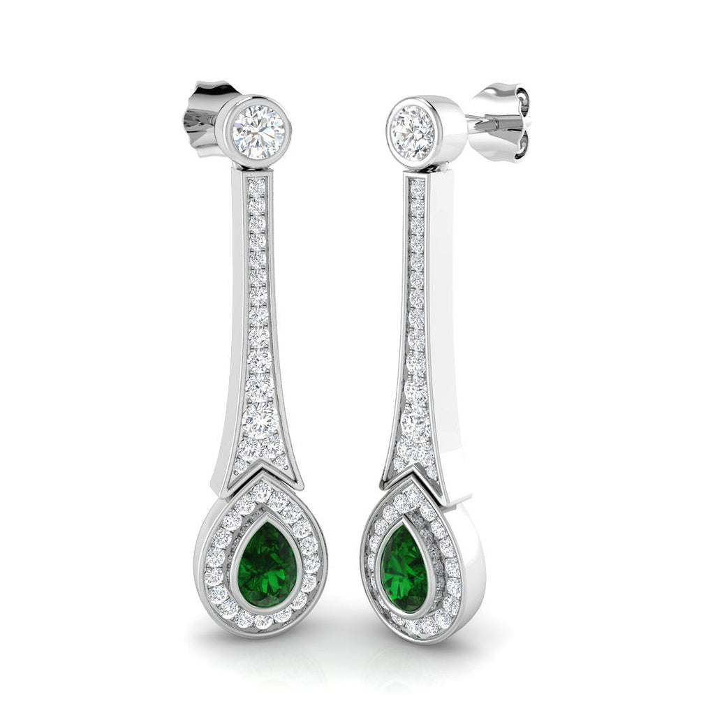 SE6545 — Earrings - 9k White Gold