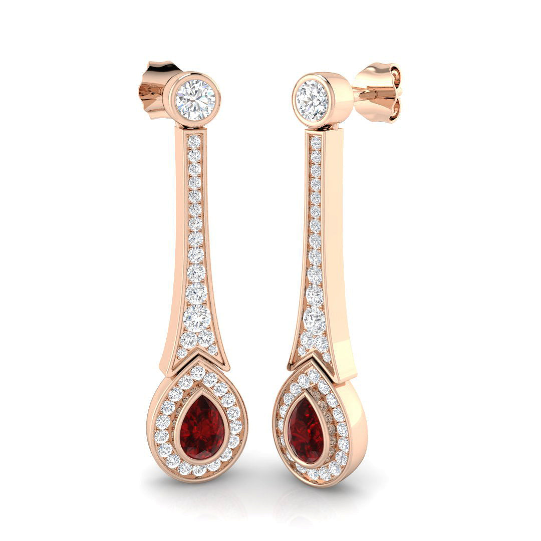 SE6545 — Earrings - 9k Rose Gold