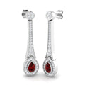 SE6545 — Earrings - 9k White Gold