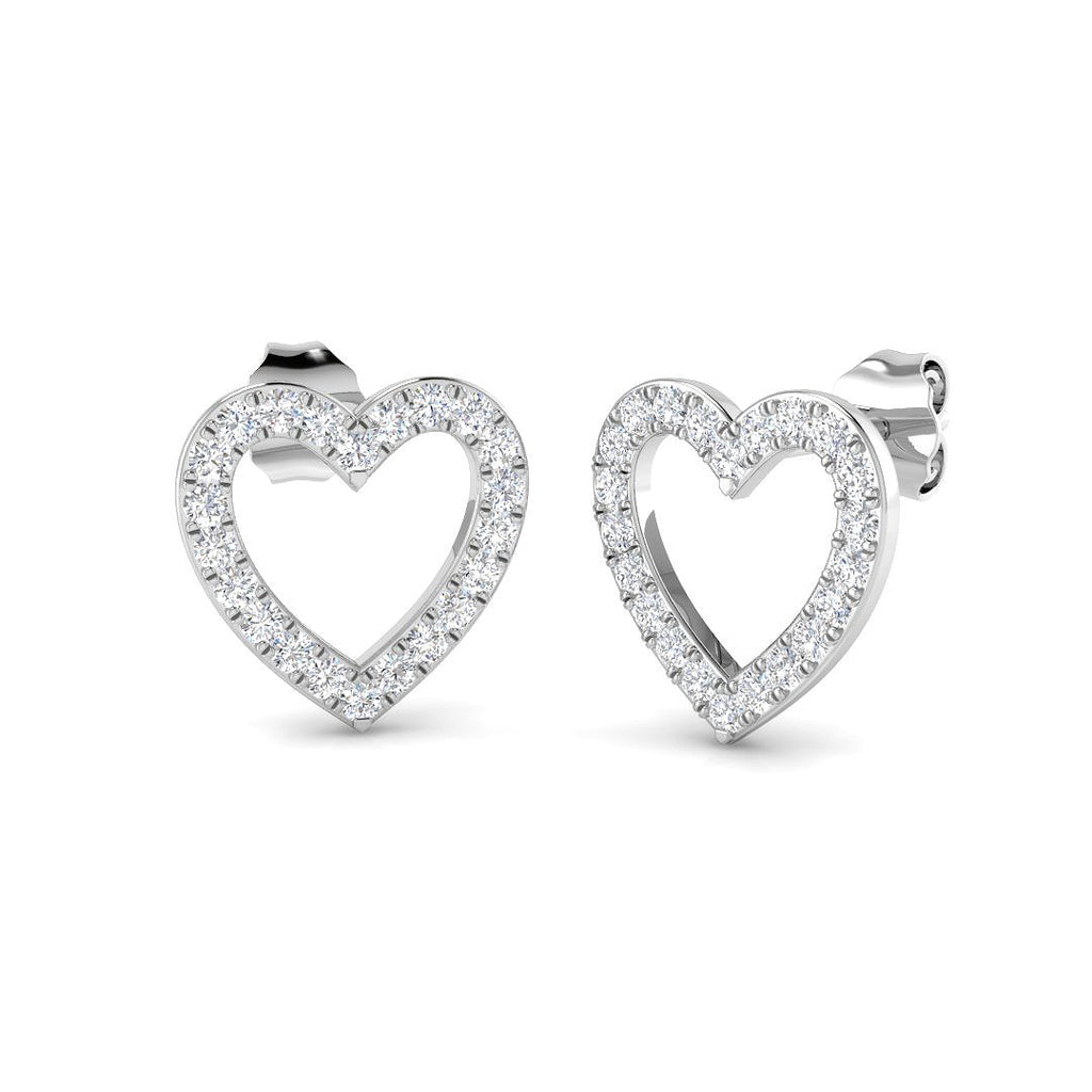 SE6546 — Earrings - 9k White Gold