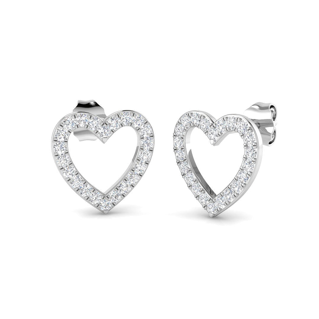 SE6546 — Earrings - 9k White Gold