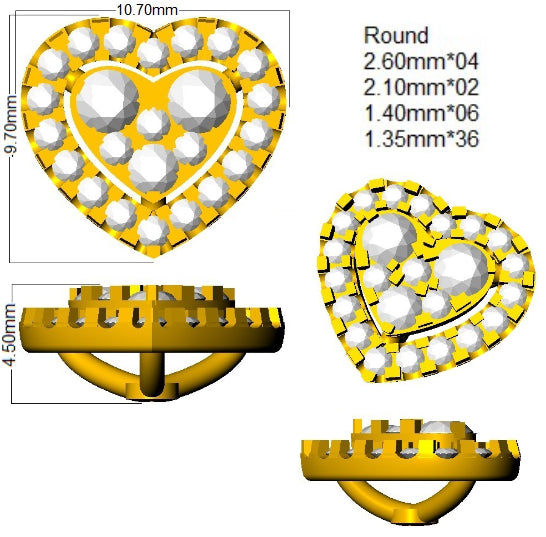 SE6548 — Earrings - 9k Yellow Gold detail