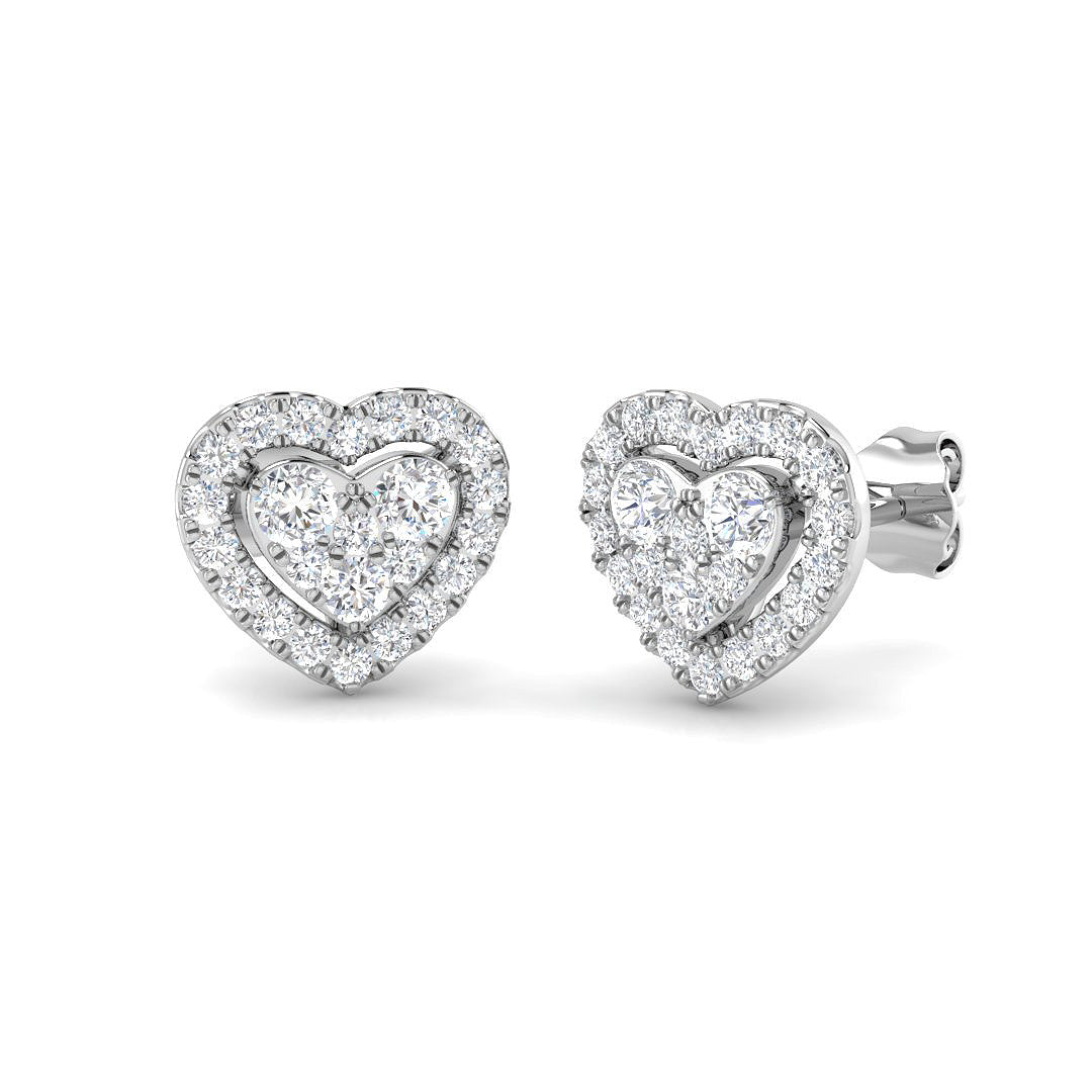 SE6548 — Earrings - 9k White Gold