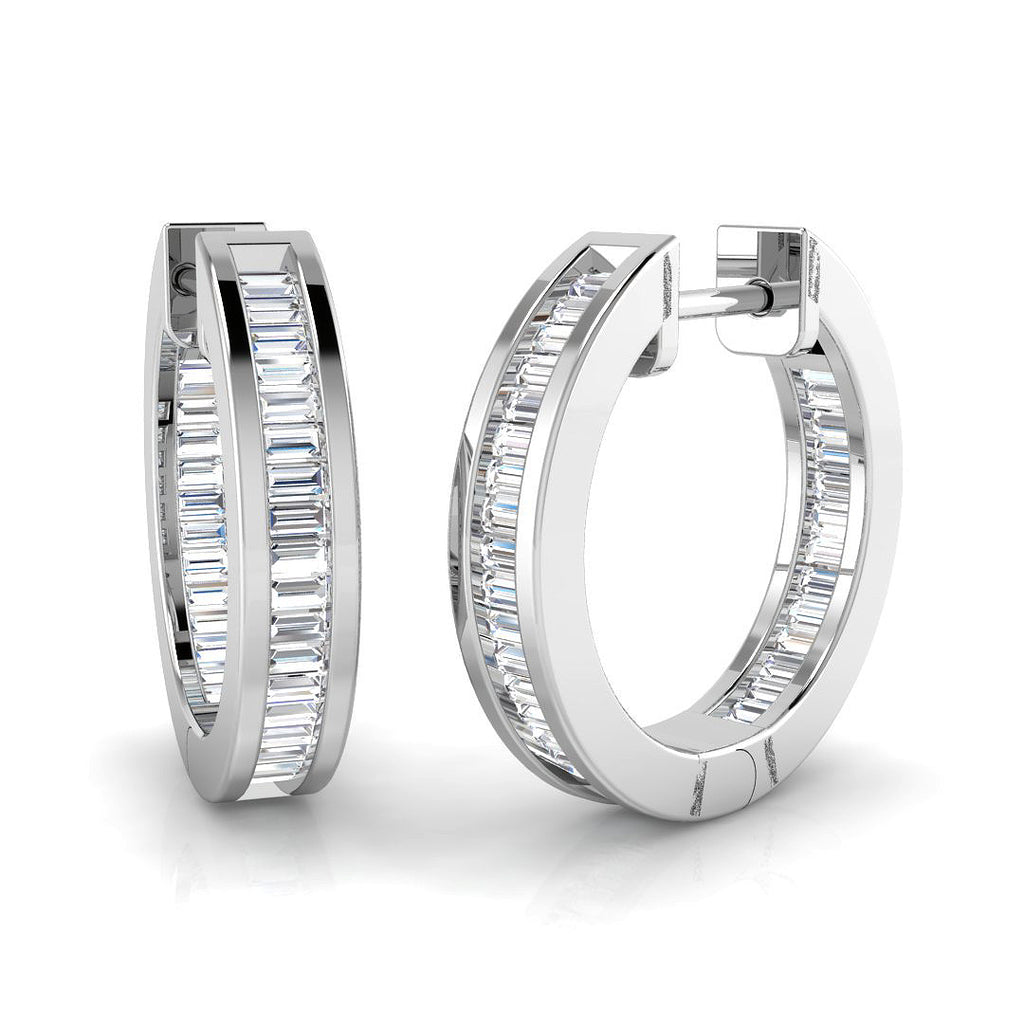 SE6550 — Earrings - 9k White Gold