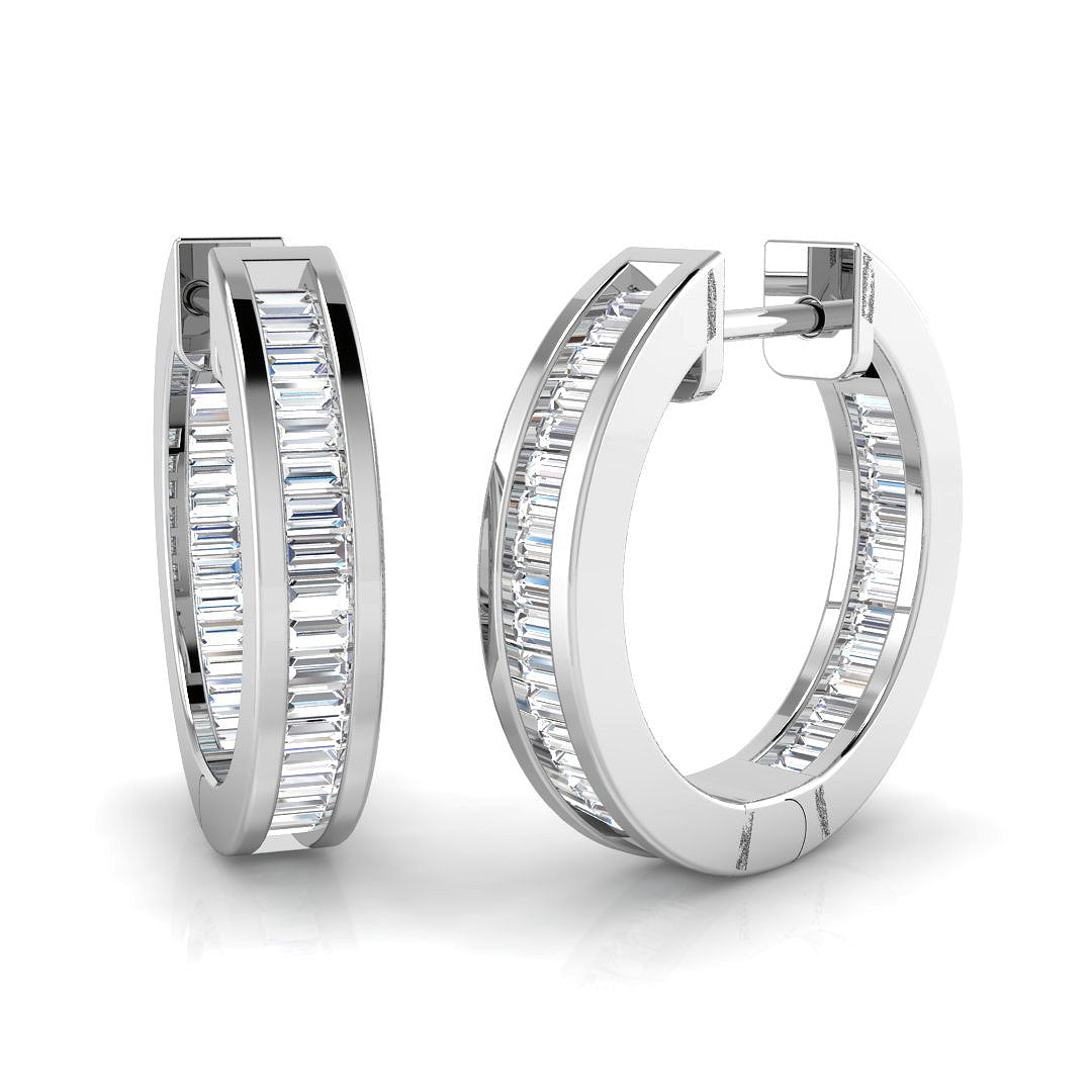 SE6550 — Earrings - 9k White Gold