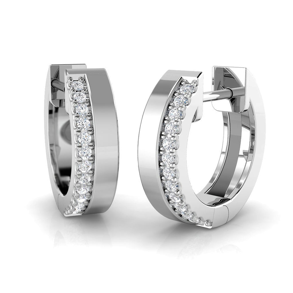 SE6561 — Earrings - 9k White Gold