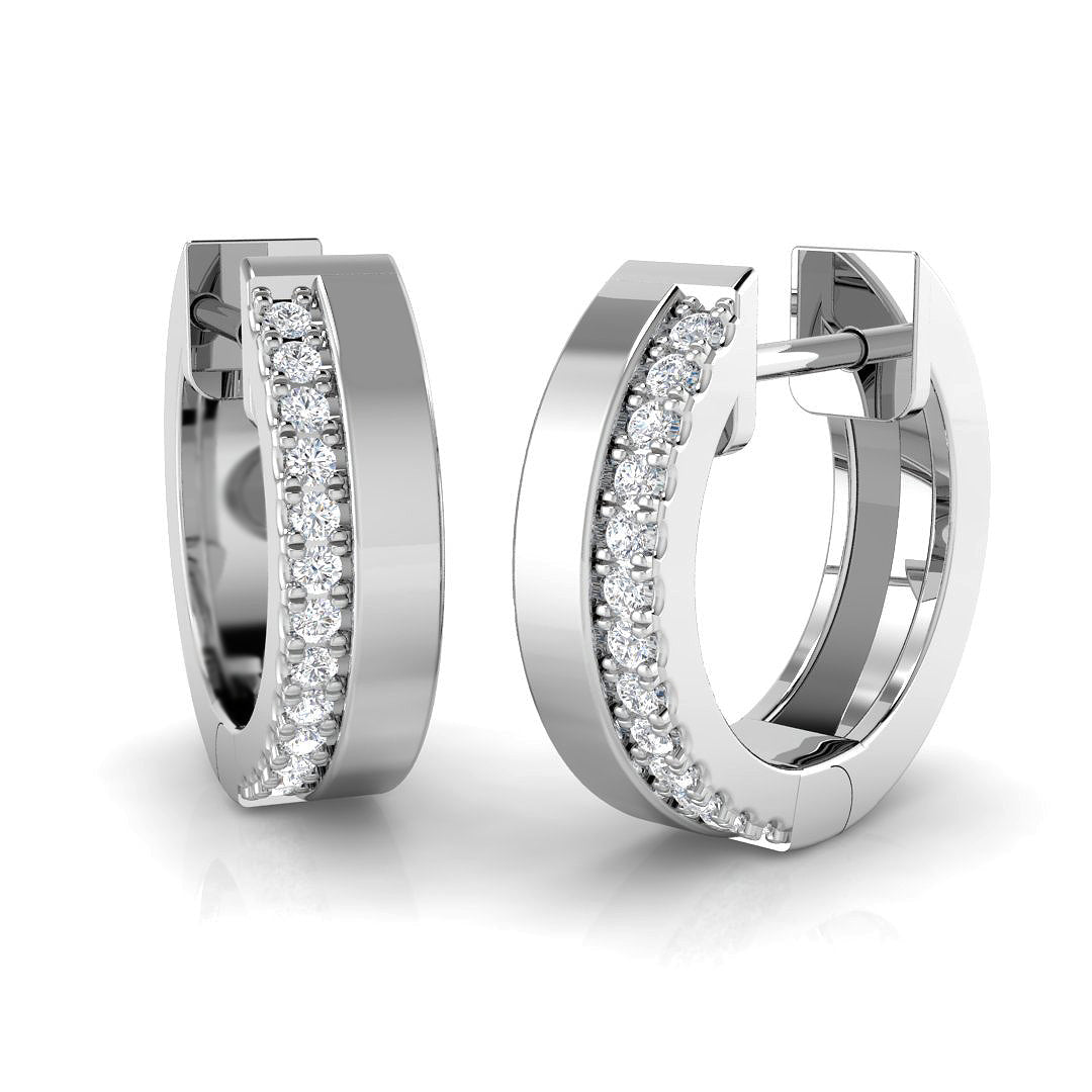 SE6561 — Earrings - 9k White Gold