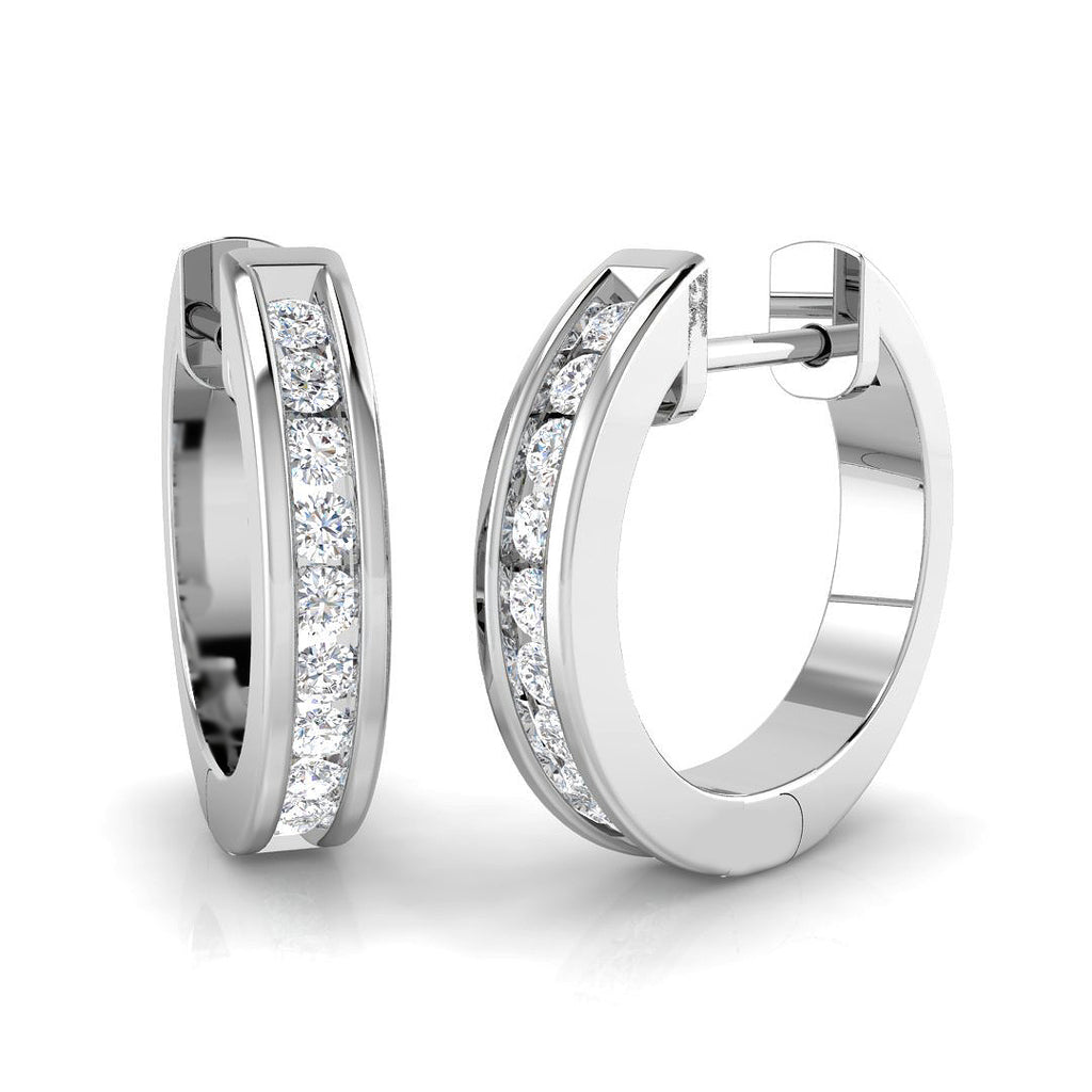 SE6563 — Earrings - 9k White Gold