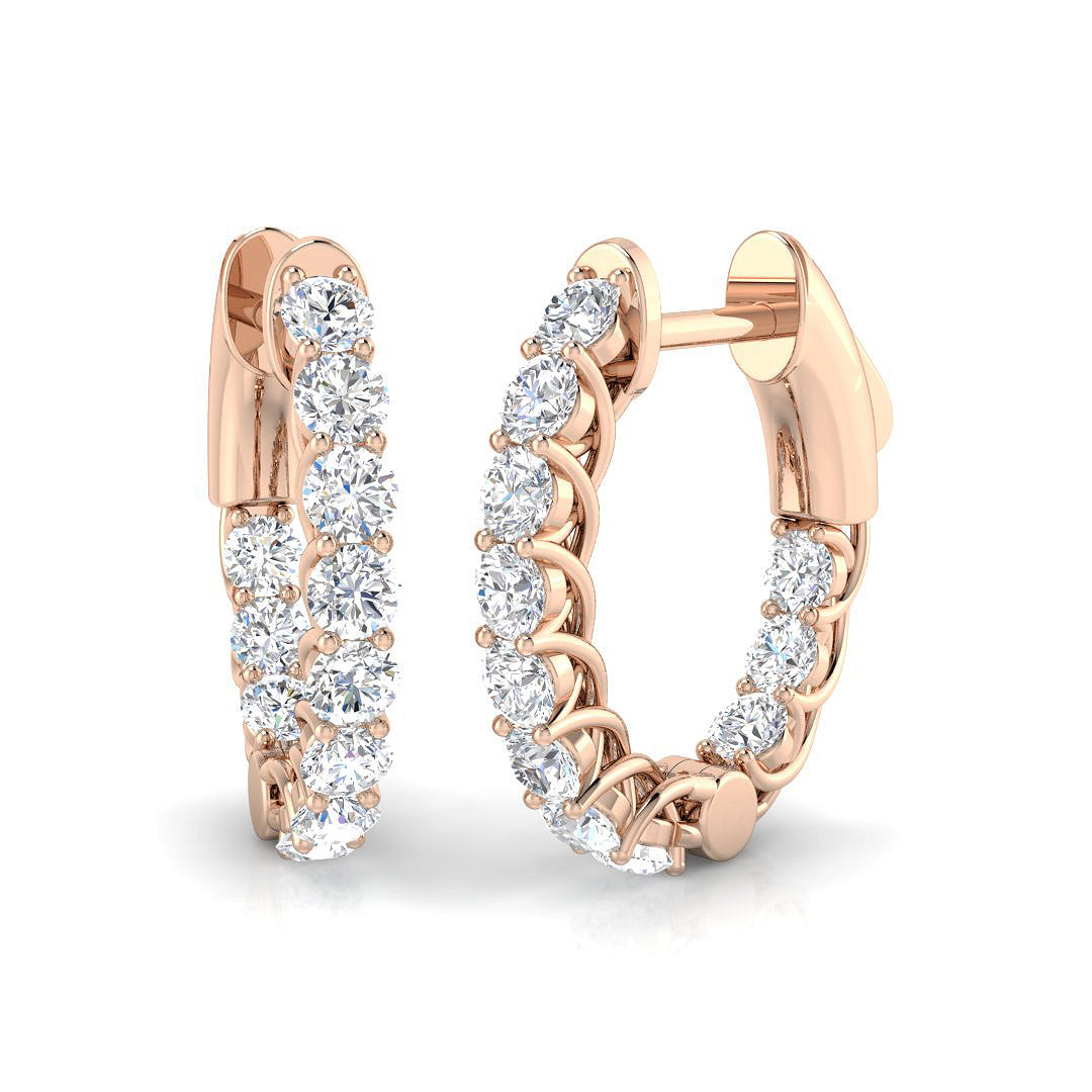 SE6566 — Earrings - 9k Rose Gold