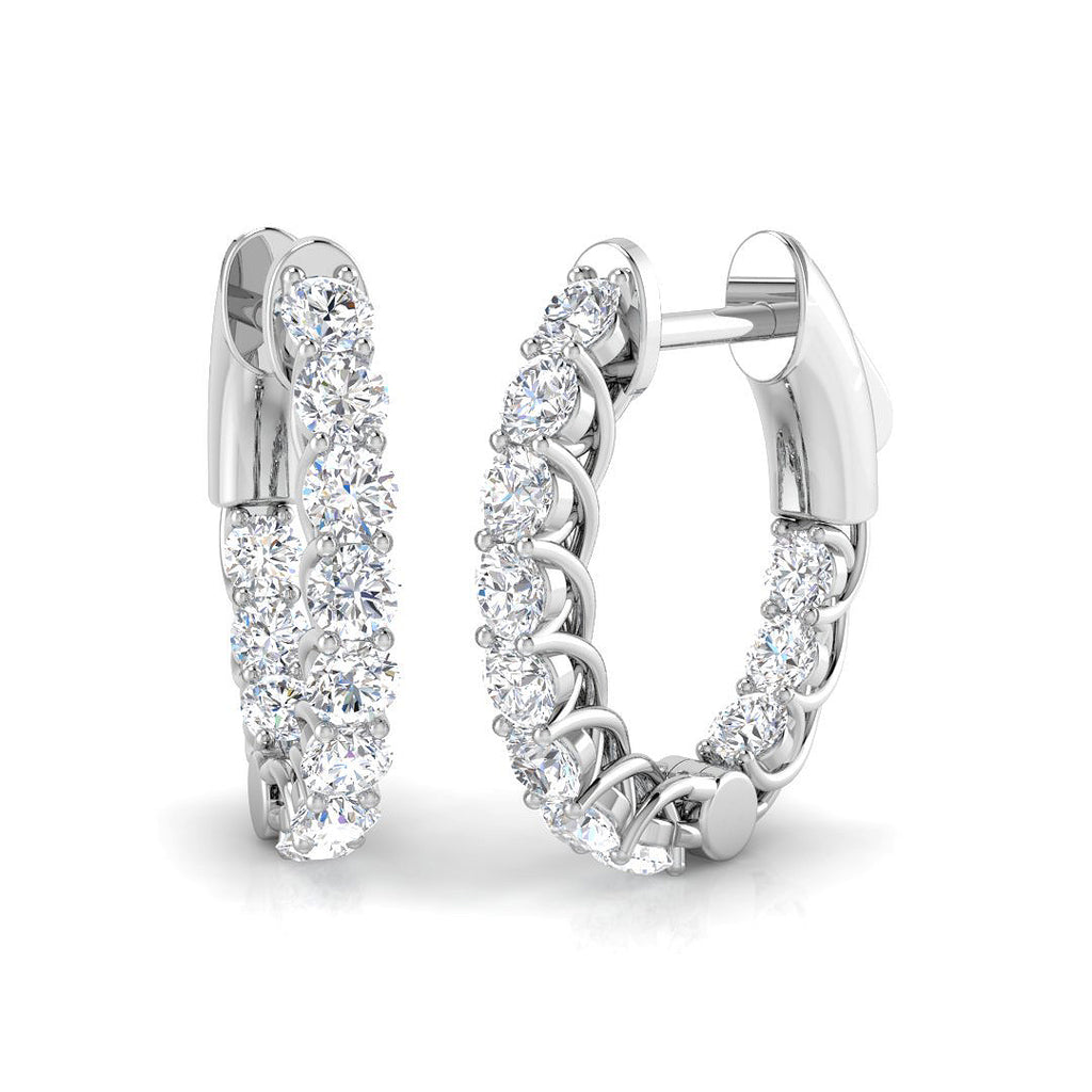 SE6566 — Earrings - 9k White Gold
