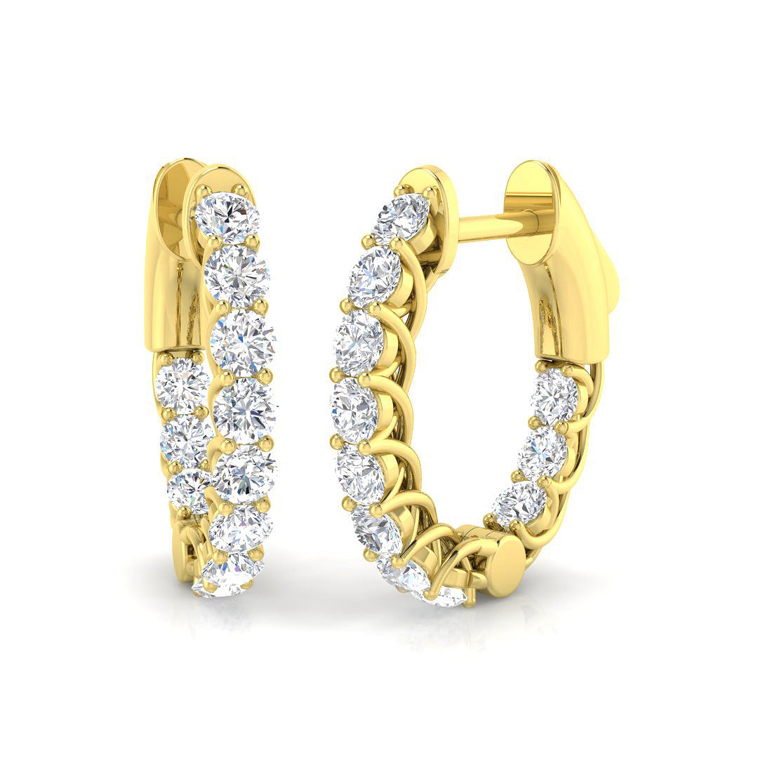 SE6566 — Earrings - 9k Yellow Gold