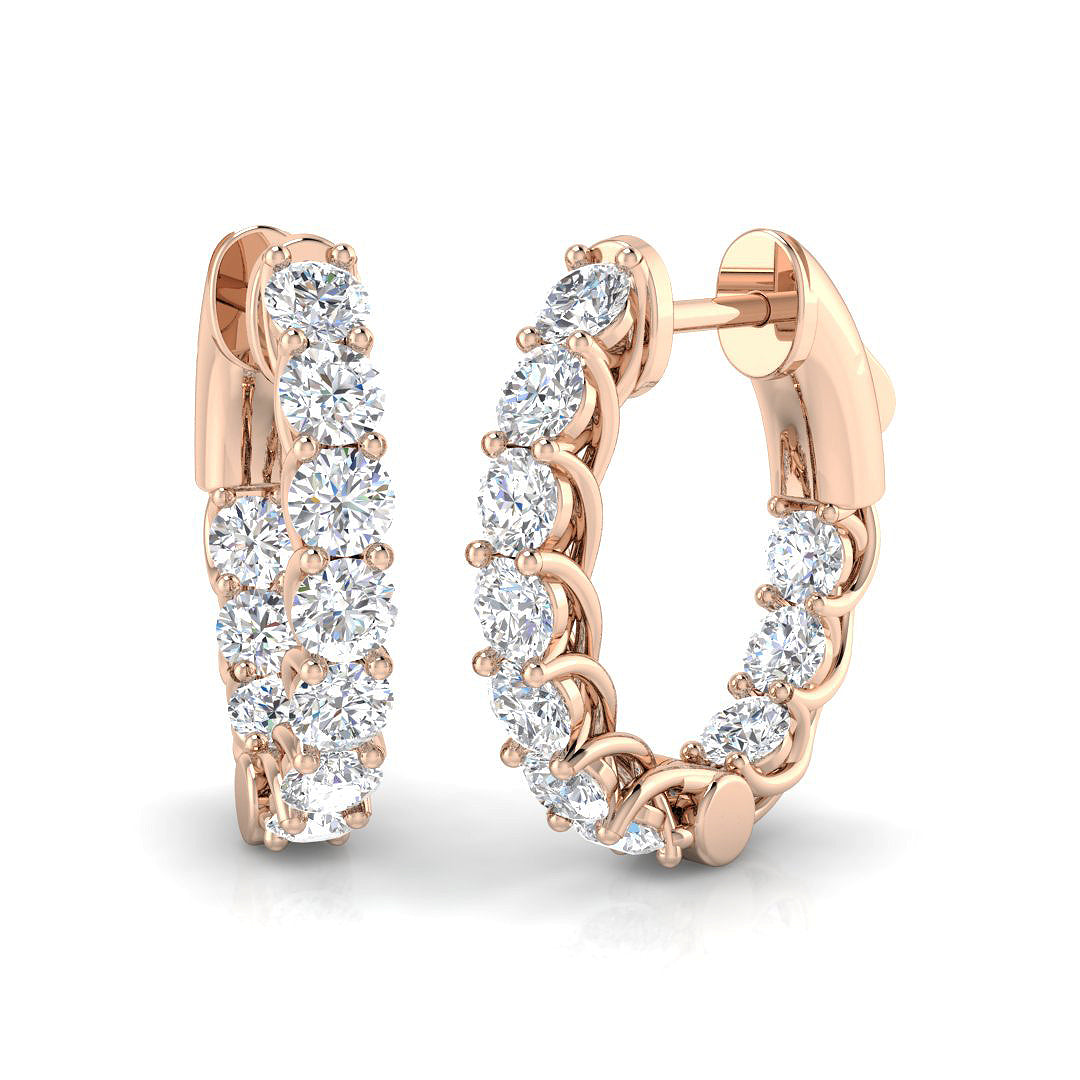 SE6567 — Earrings - 9k Rose Gold