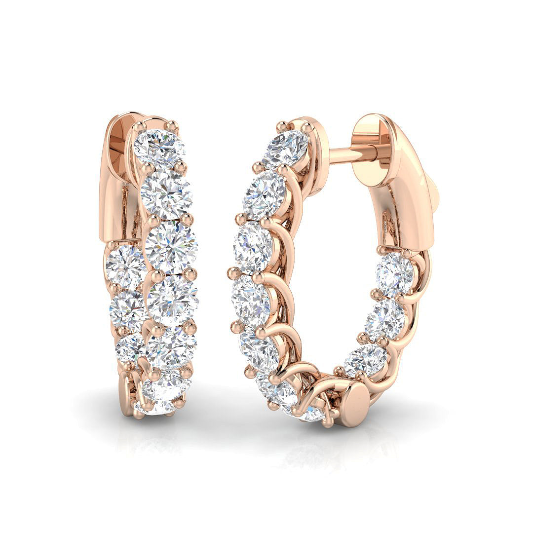 SE6568 — Earrings - 9k Rose Gold