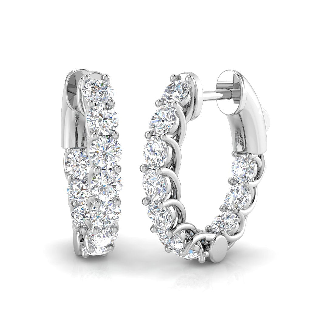 SE6568 — Earrings - 9k White Gold