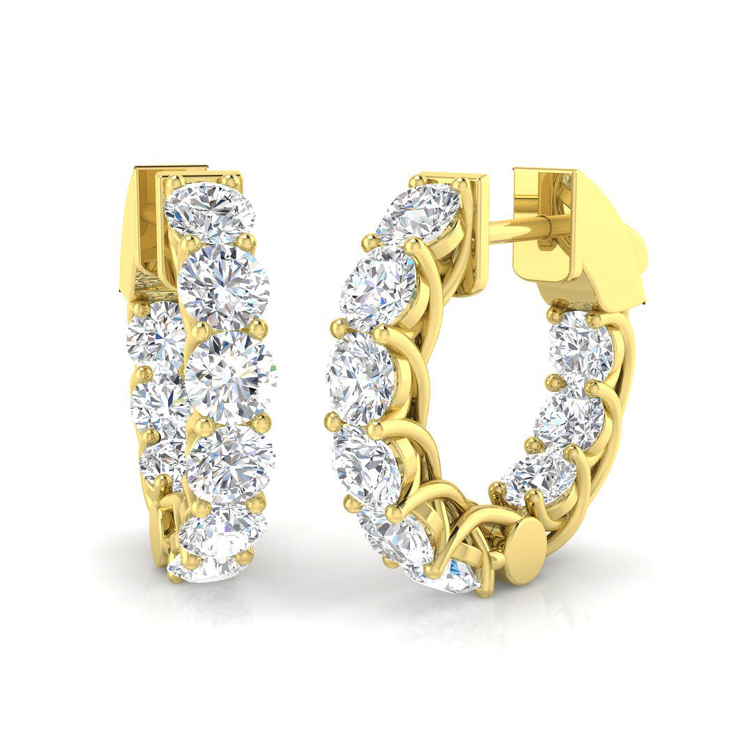 SE6569 — Earrings - 9k Yellow Gold
