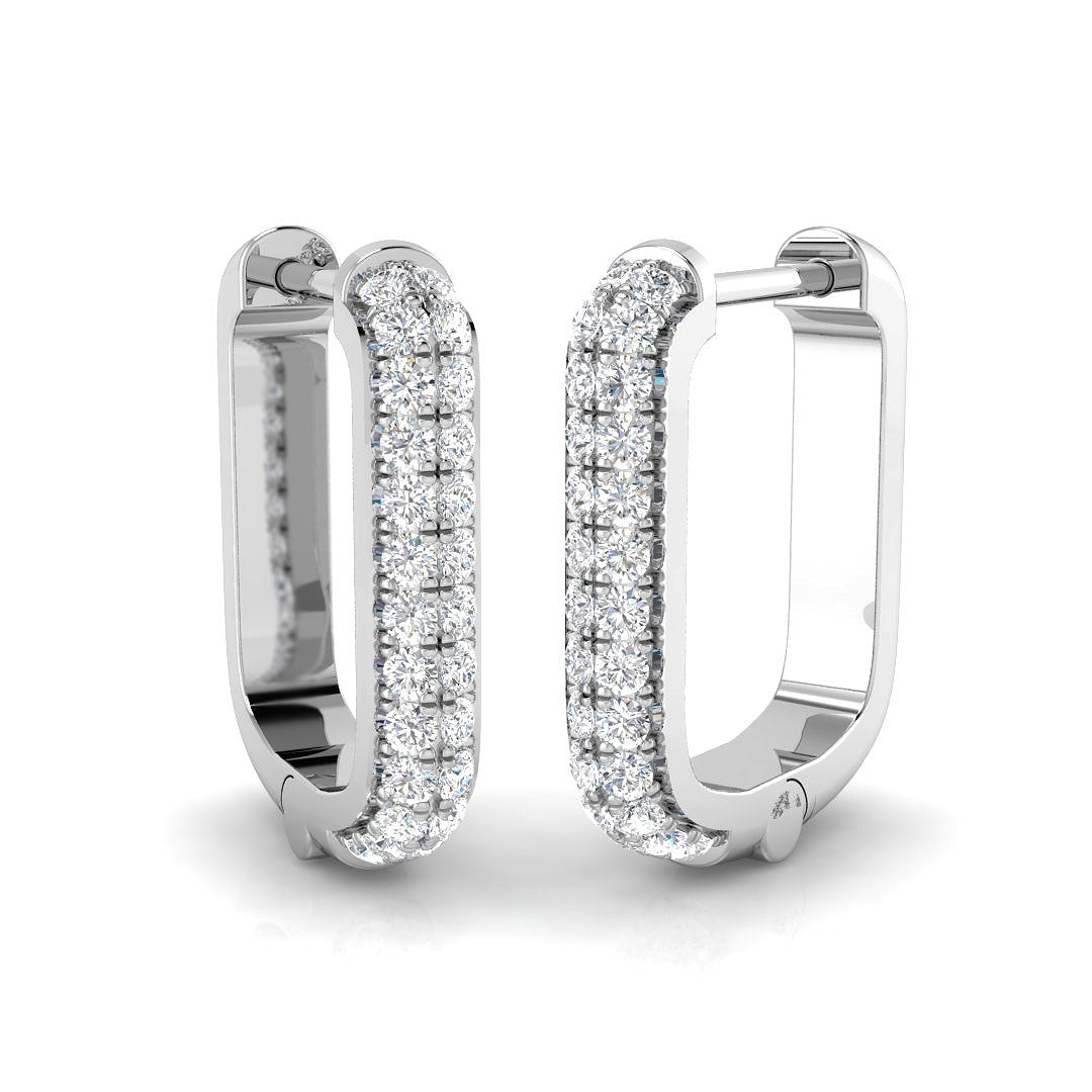 SE6570 — Earrings - 9k White Gold