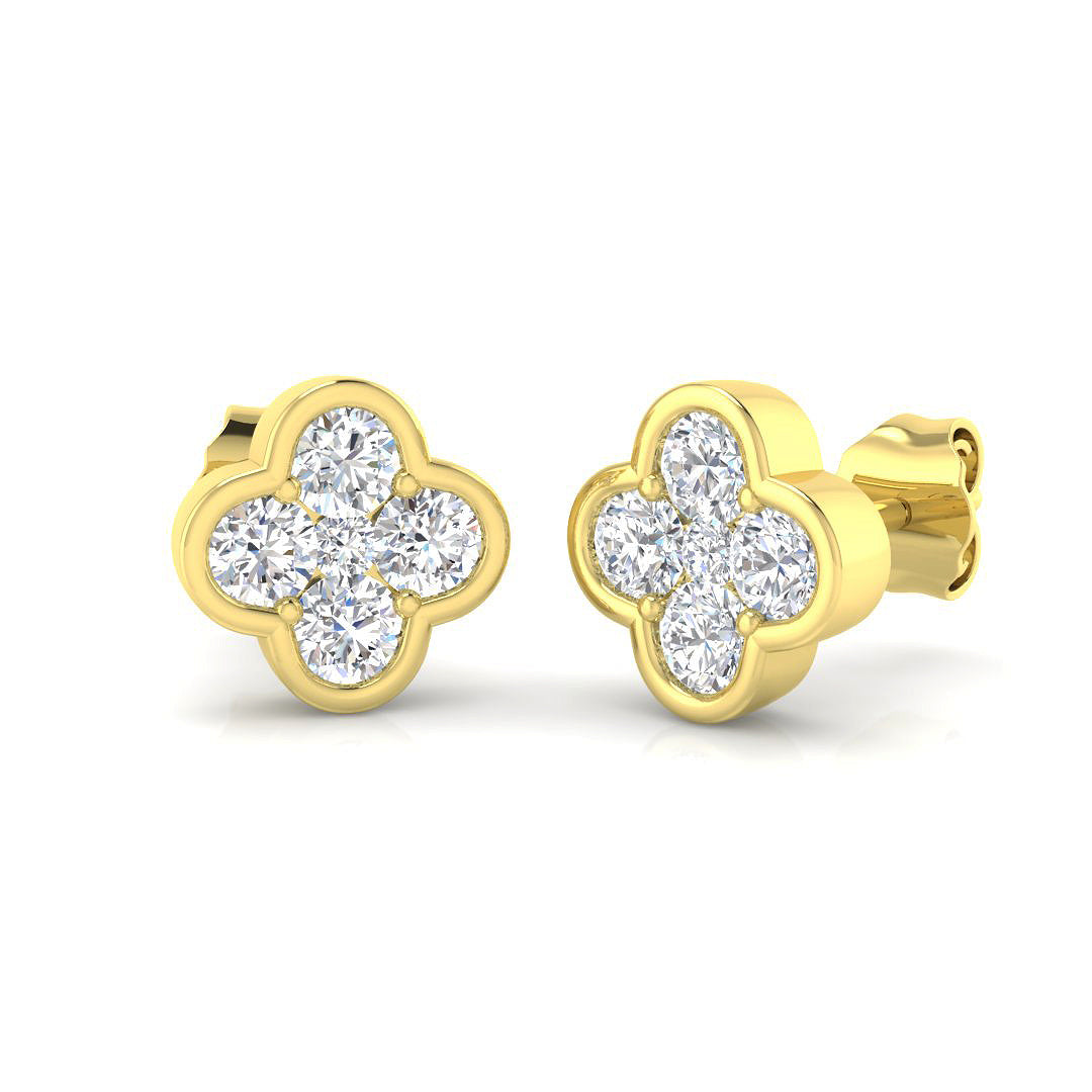 SE6572 — Earrings - 9k Yellow Gold