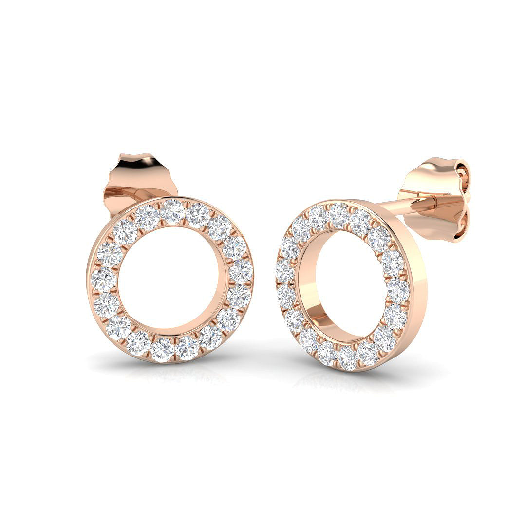 SE6573 — Earrings - 9k Rose Gold