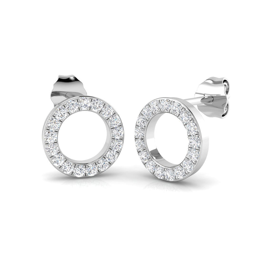 SE6573 — Earrings - 9k White Gold