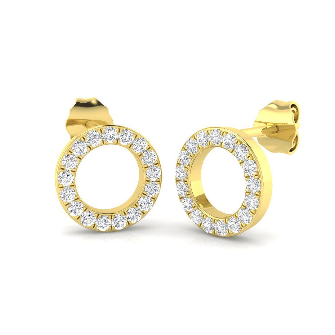 SE6573 — Earrings - 9k Yellow Gold