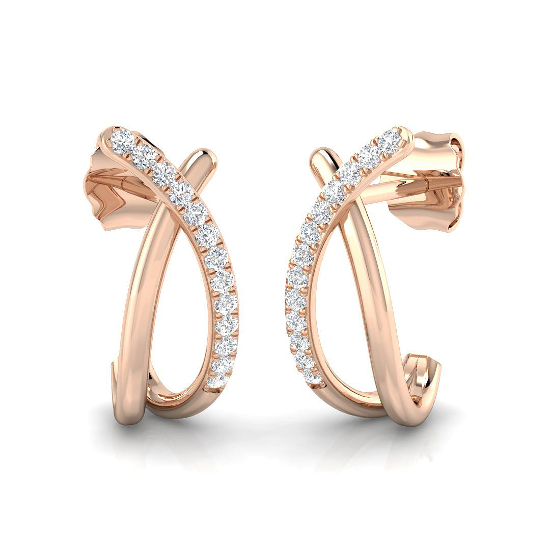 SE6575 — Earrings - 9k Rose Gold