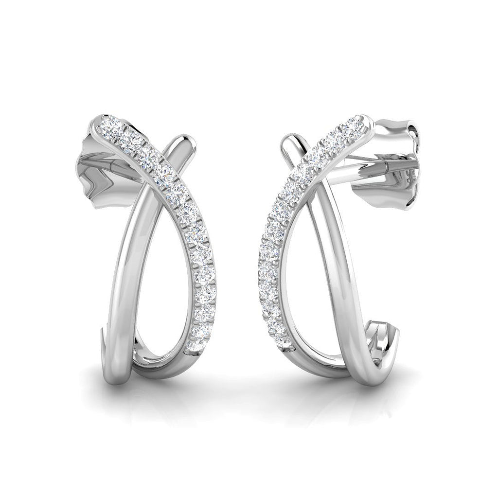 SE6575 — Earrings - 9k White Gold