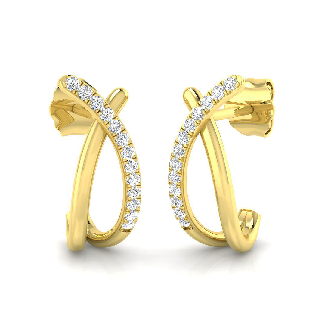 SE6575 — Earrings - 9k Yellow Gold