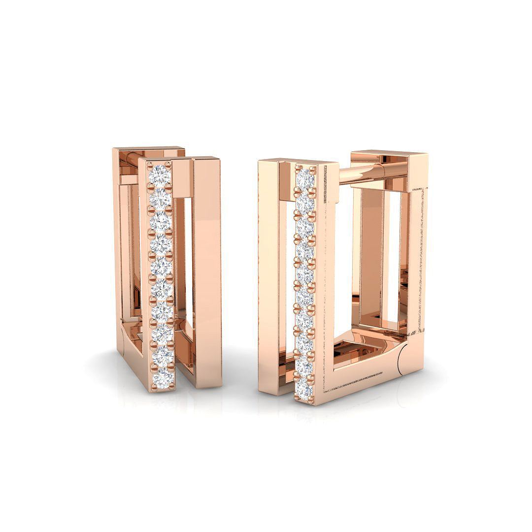 SE6576 — Earrings - 9k Rose Gold