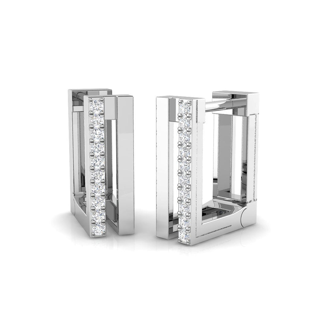 SE6576 — Earrings - 9k White Gold