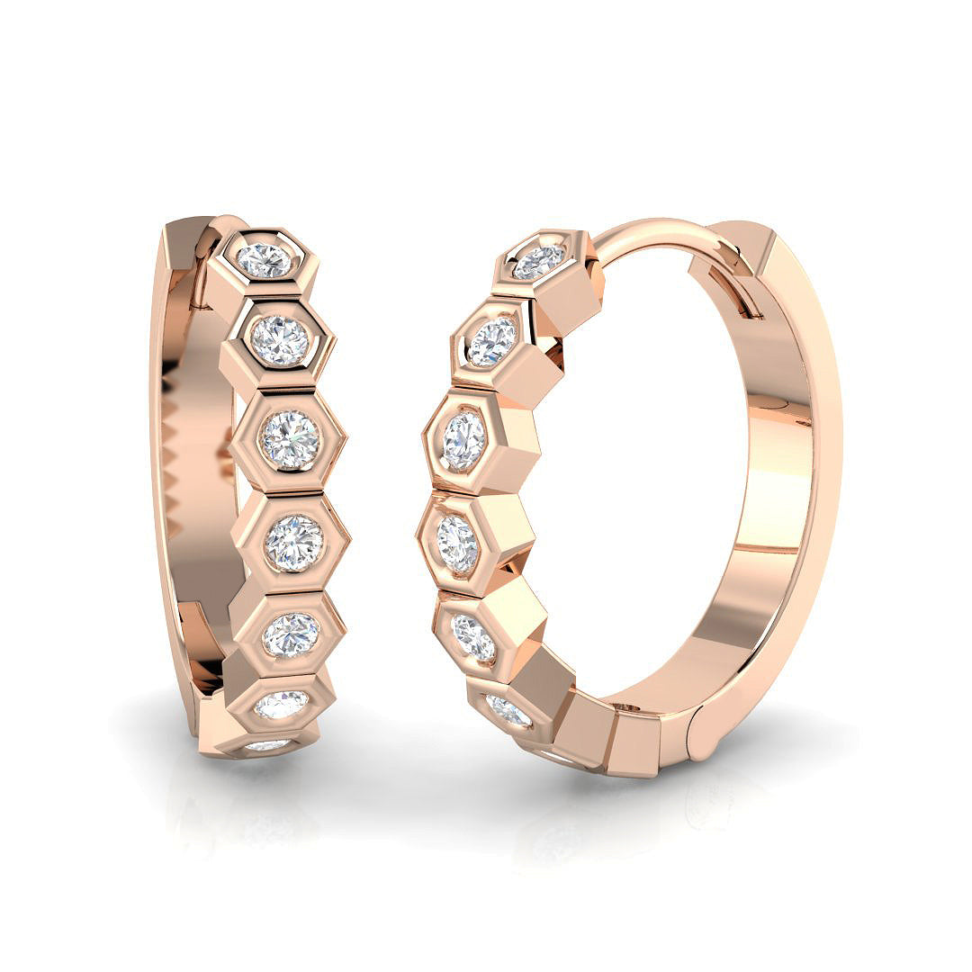 SE6577 — Earrings - 9k Rose Gold