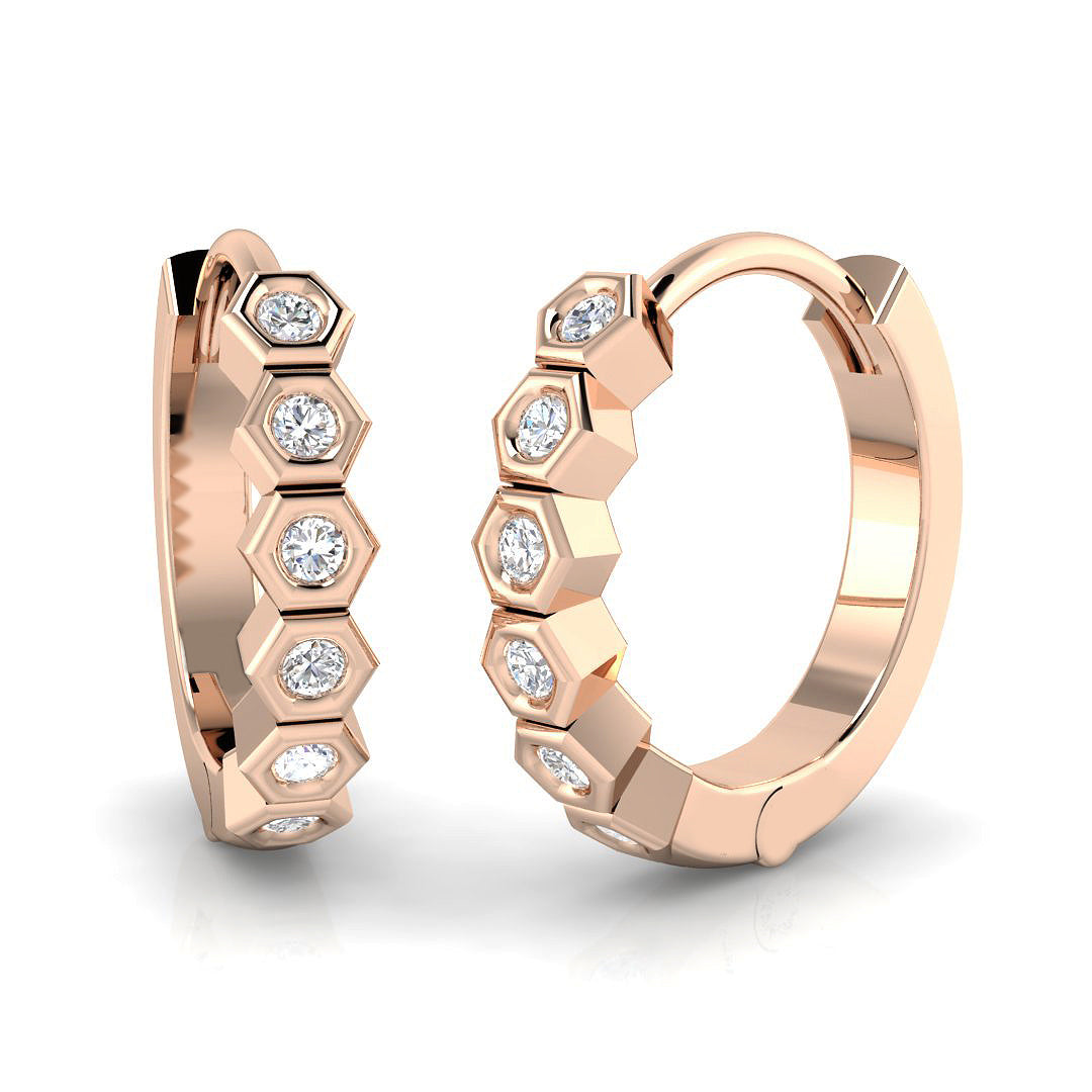 SE6578 — Earrings - 9k Rose Gold