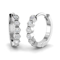 SE6578 — Earrings - 9k White Gold