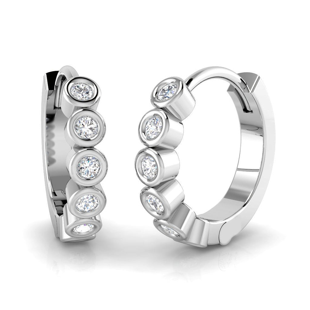SE6579 — Earrings - 9k White Gold