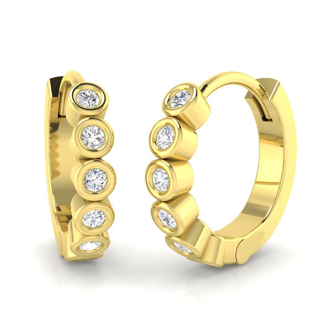 SE6579 — Earrings - 9k Yellow Gold