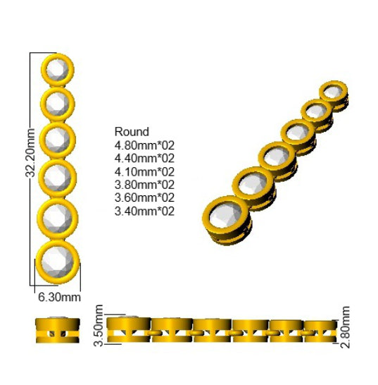 SE6587 — Earrings - 9k Yellow Gold detail
