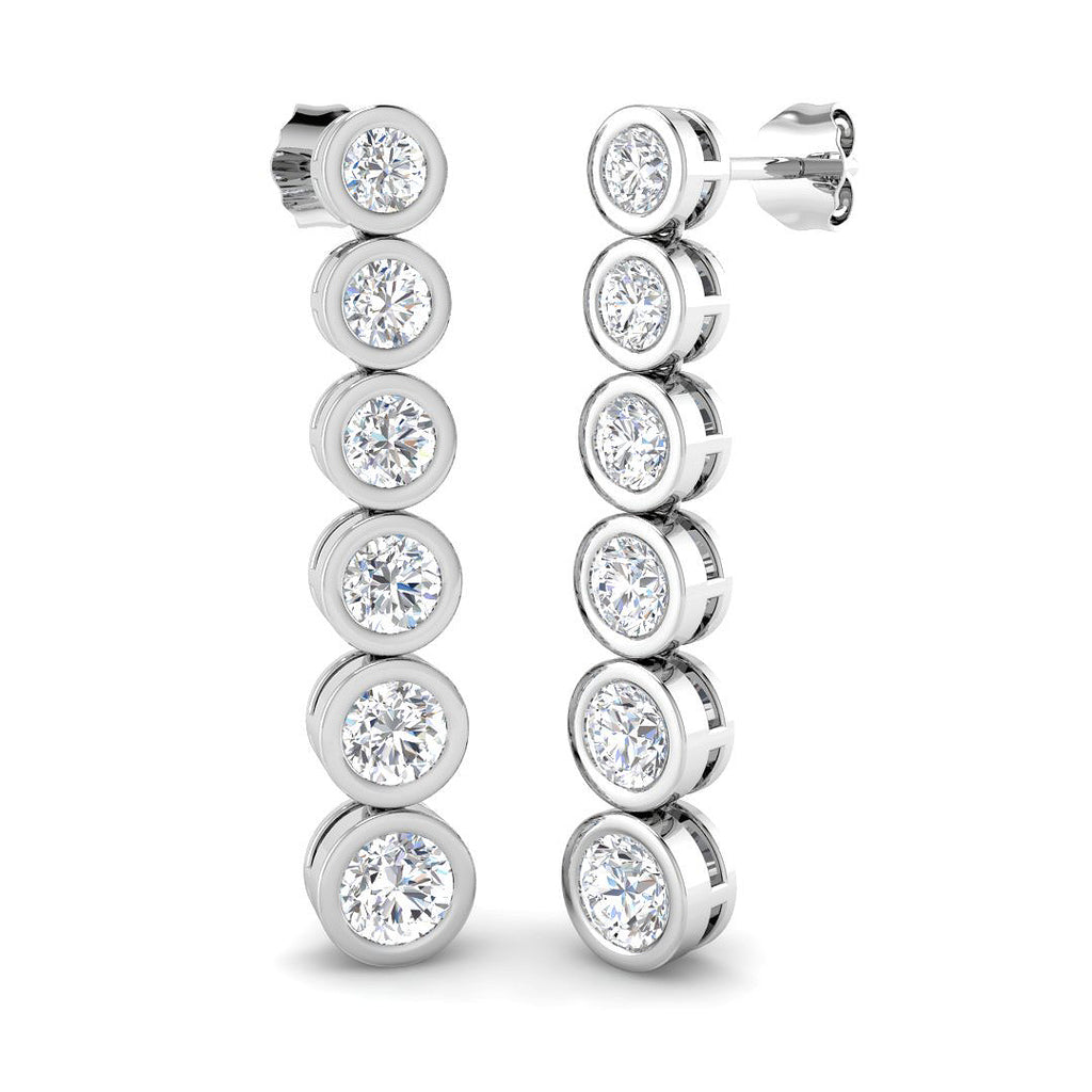SE6587 — Earrings - 9k White Gold
