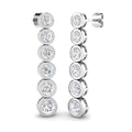 SE6587 — Earrings - 9k White Gold