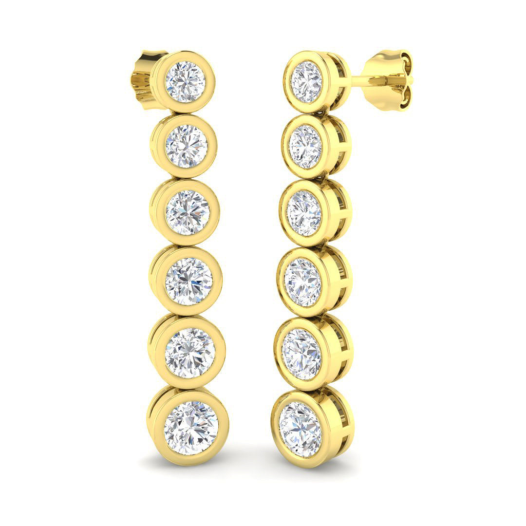 SE6587 — Earrings - 9k Yellow Gold