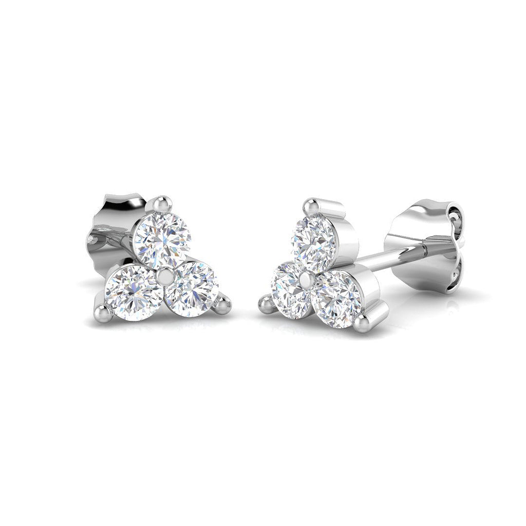 SE6588 — Earrings - 9k White Gold