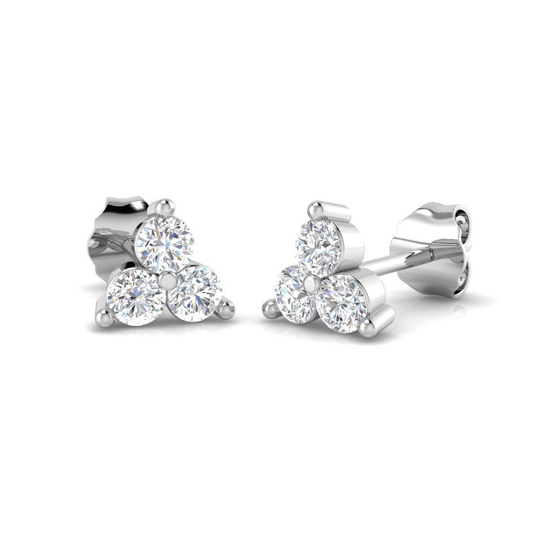 SE6588 — Earrings - 9k White Gold