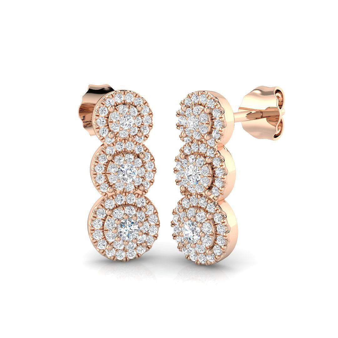 SE6589 — Earrings - 9k Rose Gold
