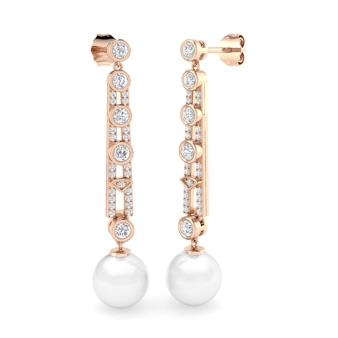 SE6592 — Earrings - 9k Rose Gold