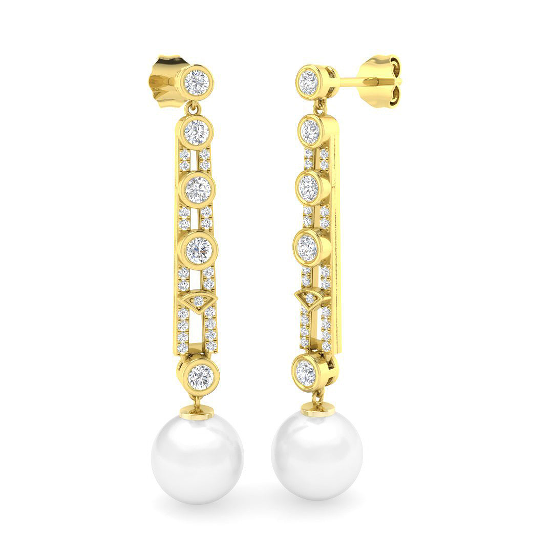 SE6592 — Earrings - 9k Yellow Gold