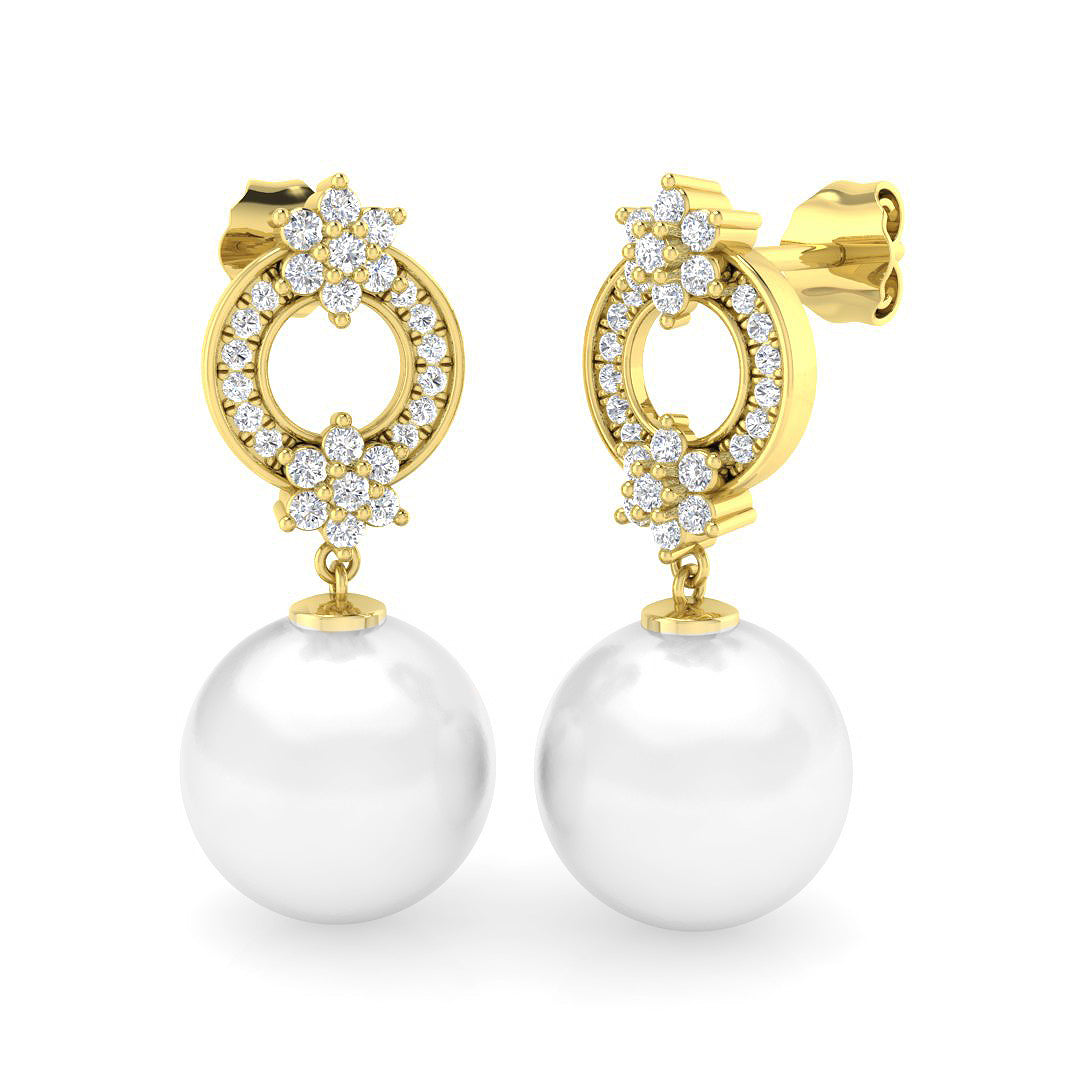 SE6593 — Earrings - 9k Yellow Gold