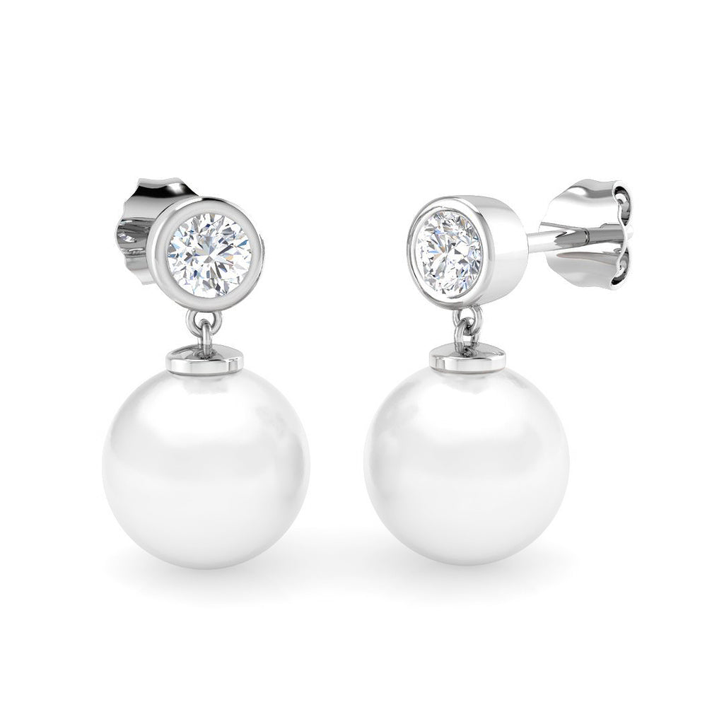 SE6594 — Earrings - 9k White Gold